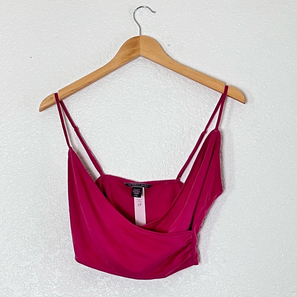 Victoria’s Secret | NWT cropped spaghetti strap crossover tank bra size …